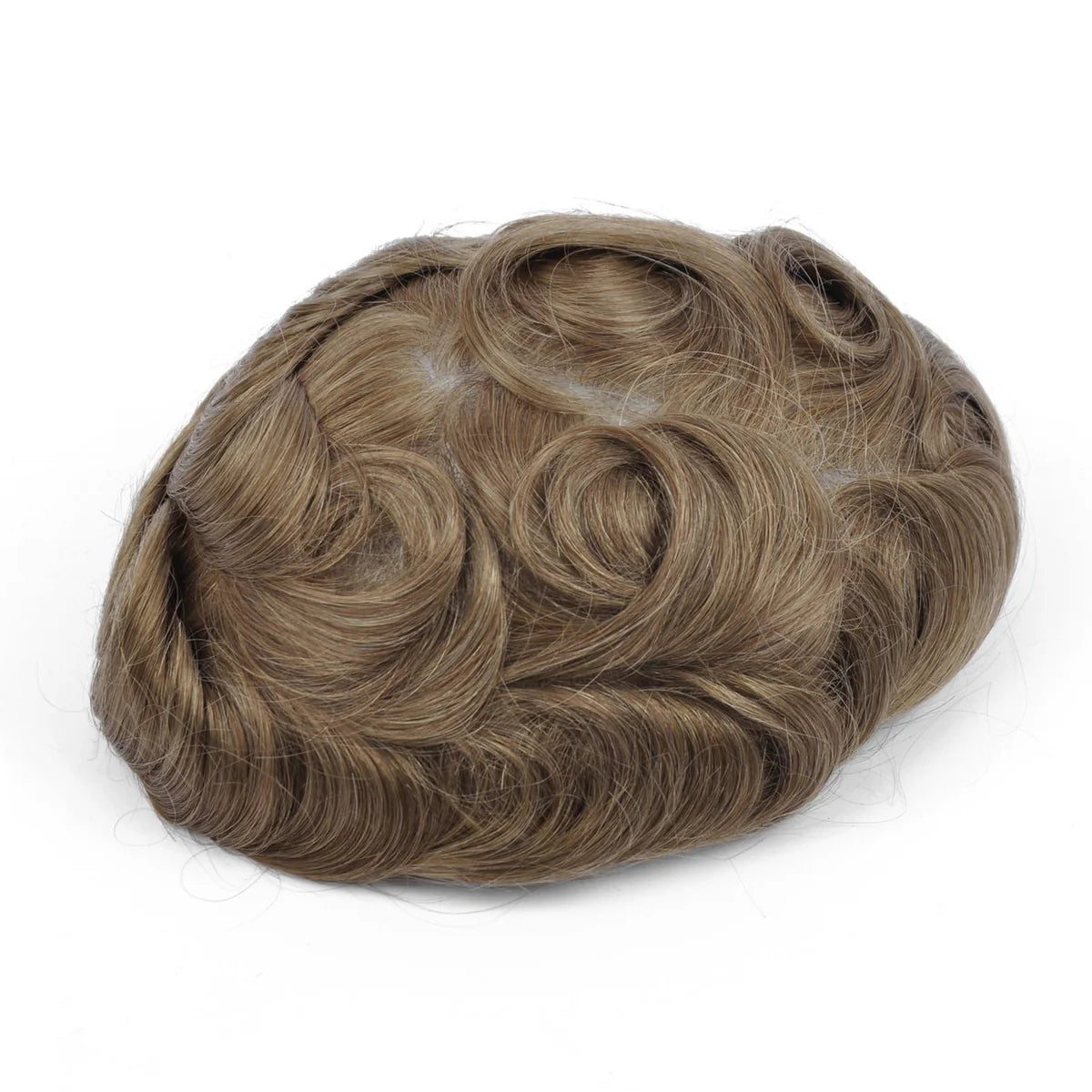 KA025 Men Toupee Lace Base French Lace Front and Top with Skin Base