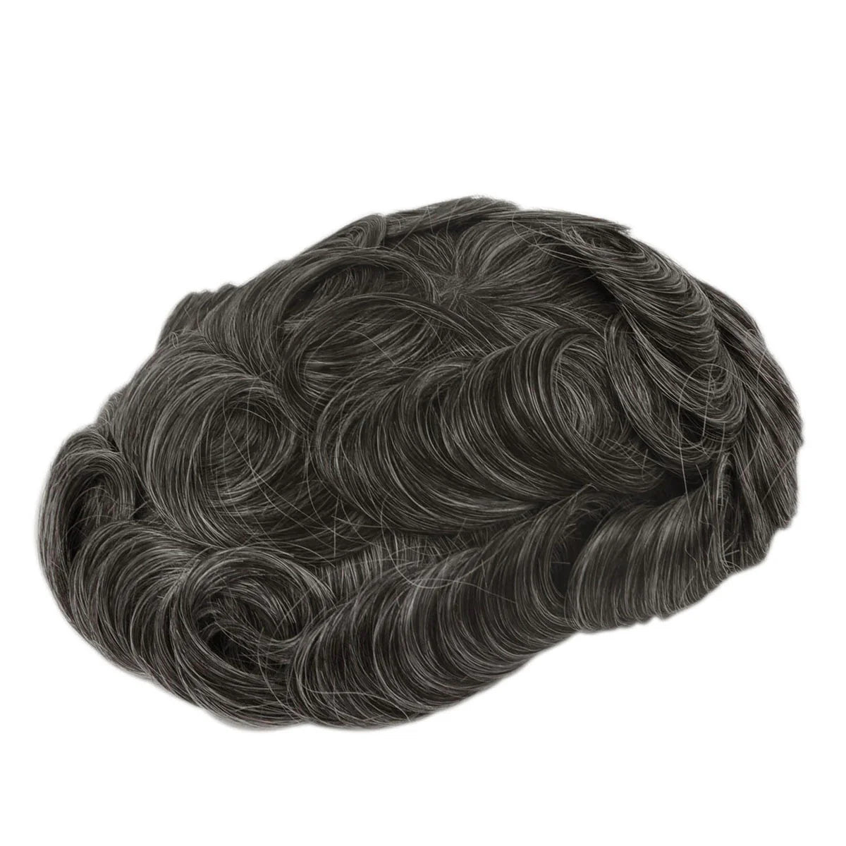KA025 Men Toupee Lace Base French Lace Front and Top with Skin Base