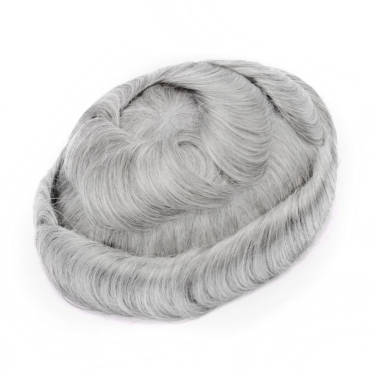 KA022 Men Toupee-Hybrid Base French Lace+Polyskin