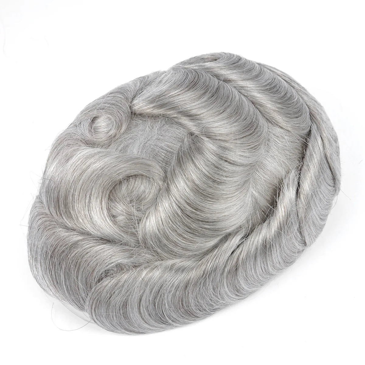 KA025 Men Toupee Lace Base French Lace Front and Top with Skin Base