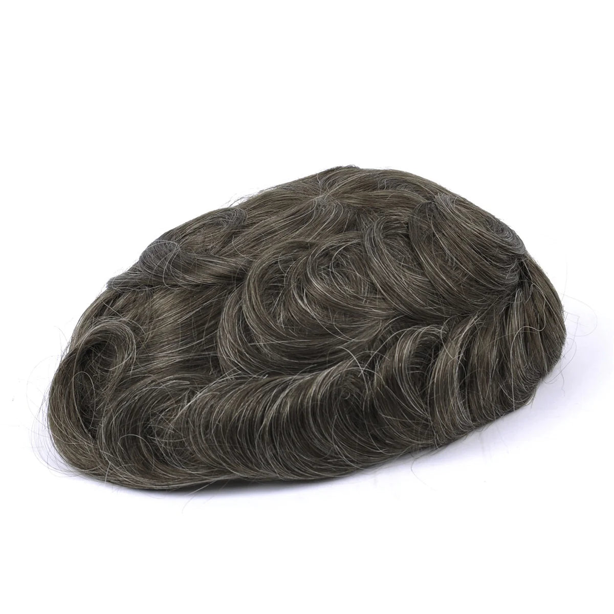 KA025 Men Toupee Lace Base French Lace Front and Top with Skin Base