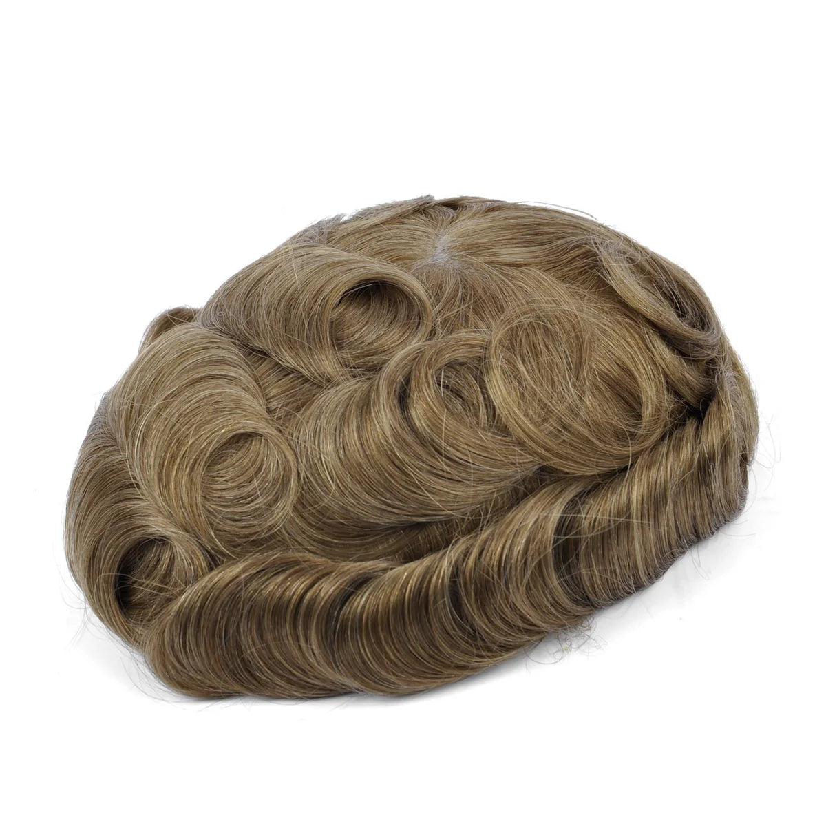 KA025 Men Toupee Lace Base French Lace Front and Top with Skin Base