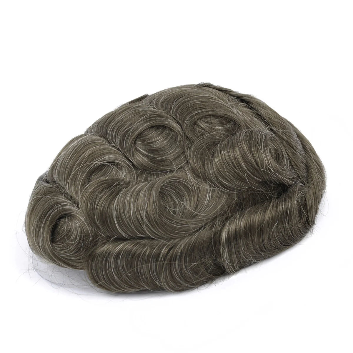 KA025 Men Toupee Lace Base French Lace Front and Top with Skin Base