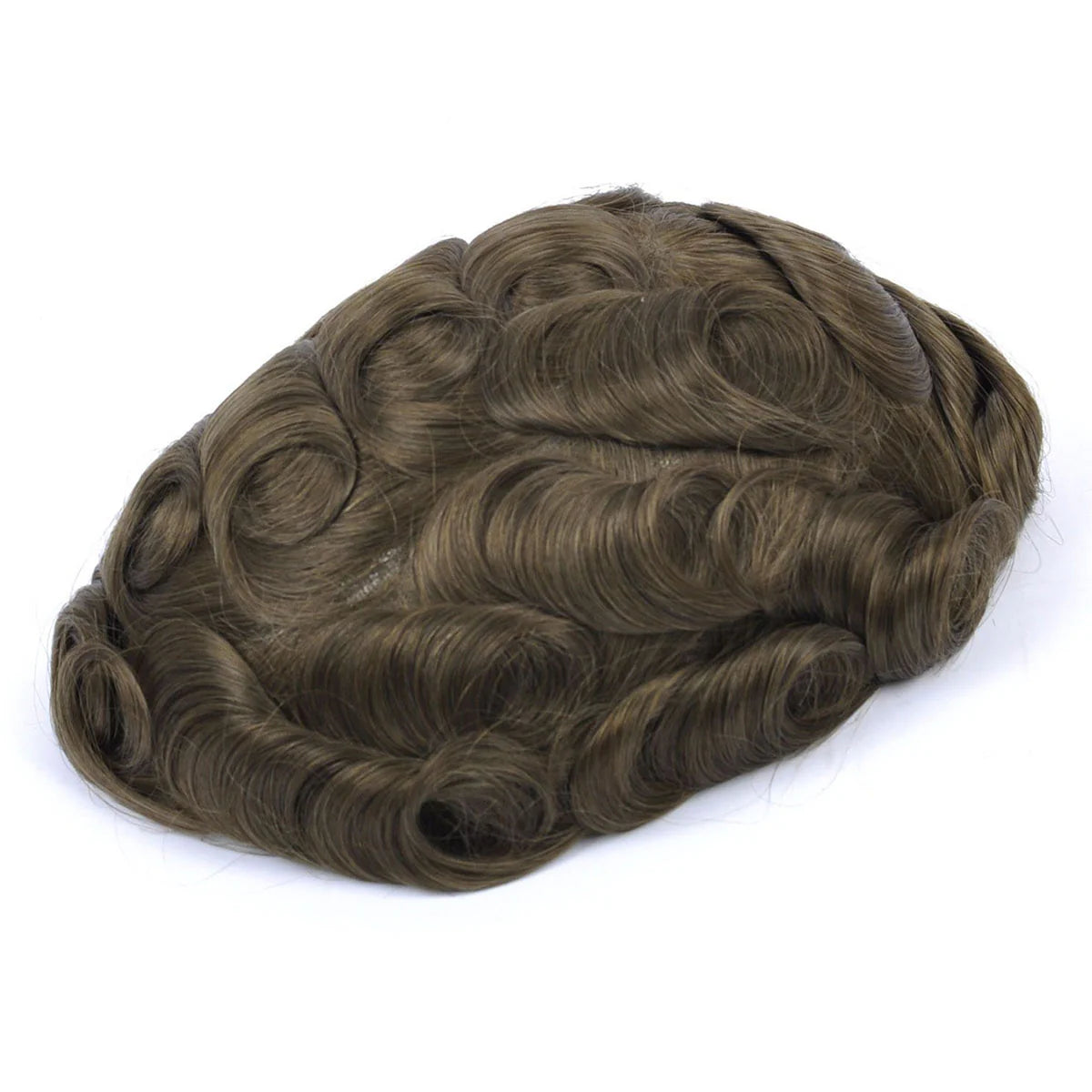 KA022 Men Toupee-Hybrid Base French Lace+Polyskin