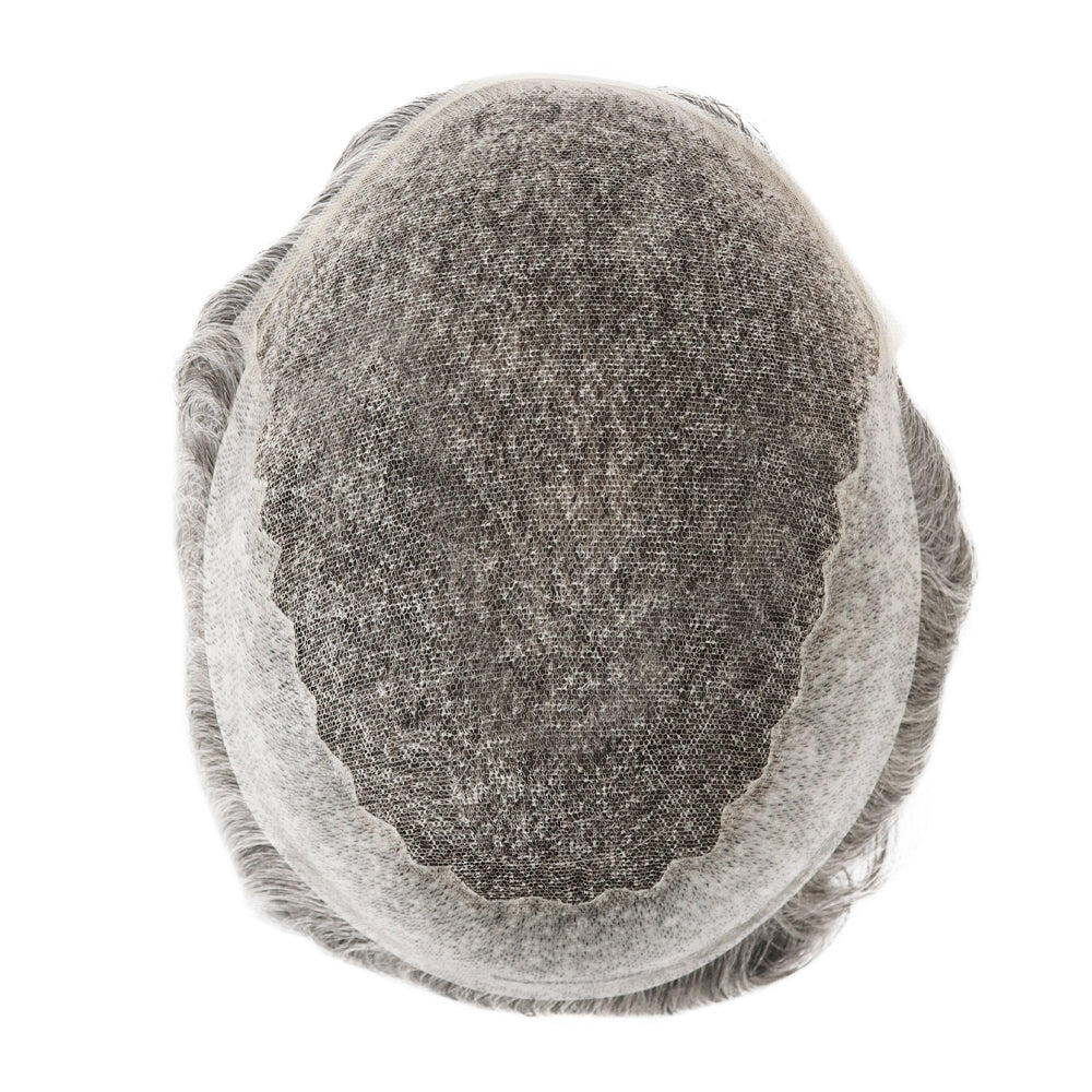 KA010 Men Toupee Lace Base French lace+thin skin