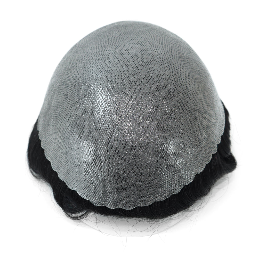 KA015 Men Toupee-The most Durable Skin Base 0.12-0.14mm Wave