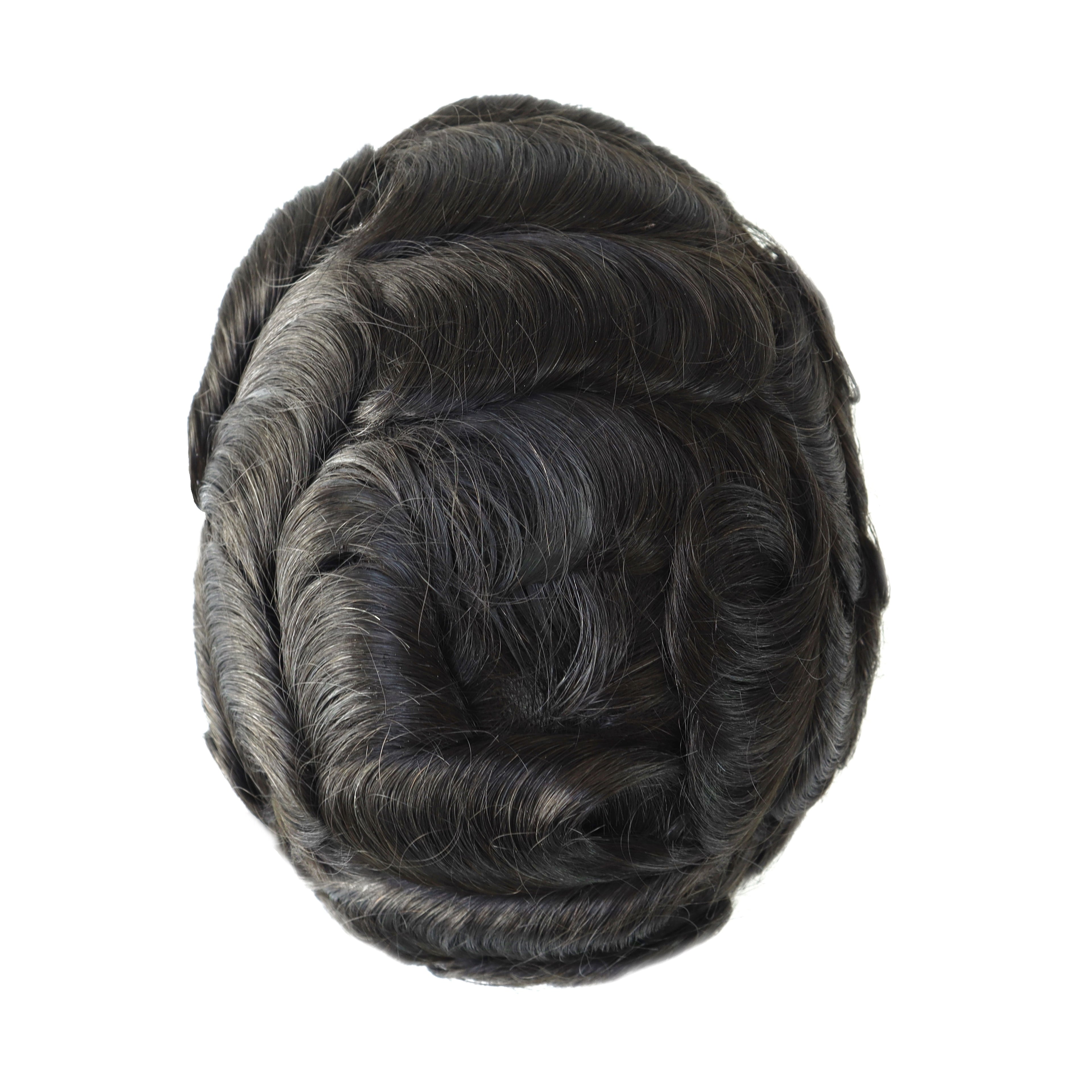 KA003 Men Toupee-Skin Base-Thin Skin 0.08mm