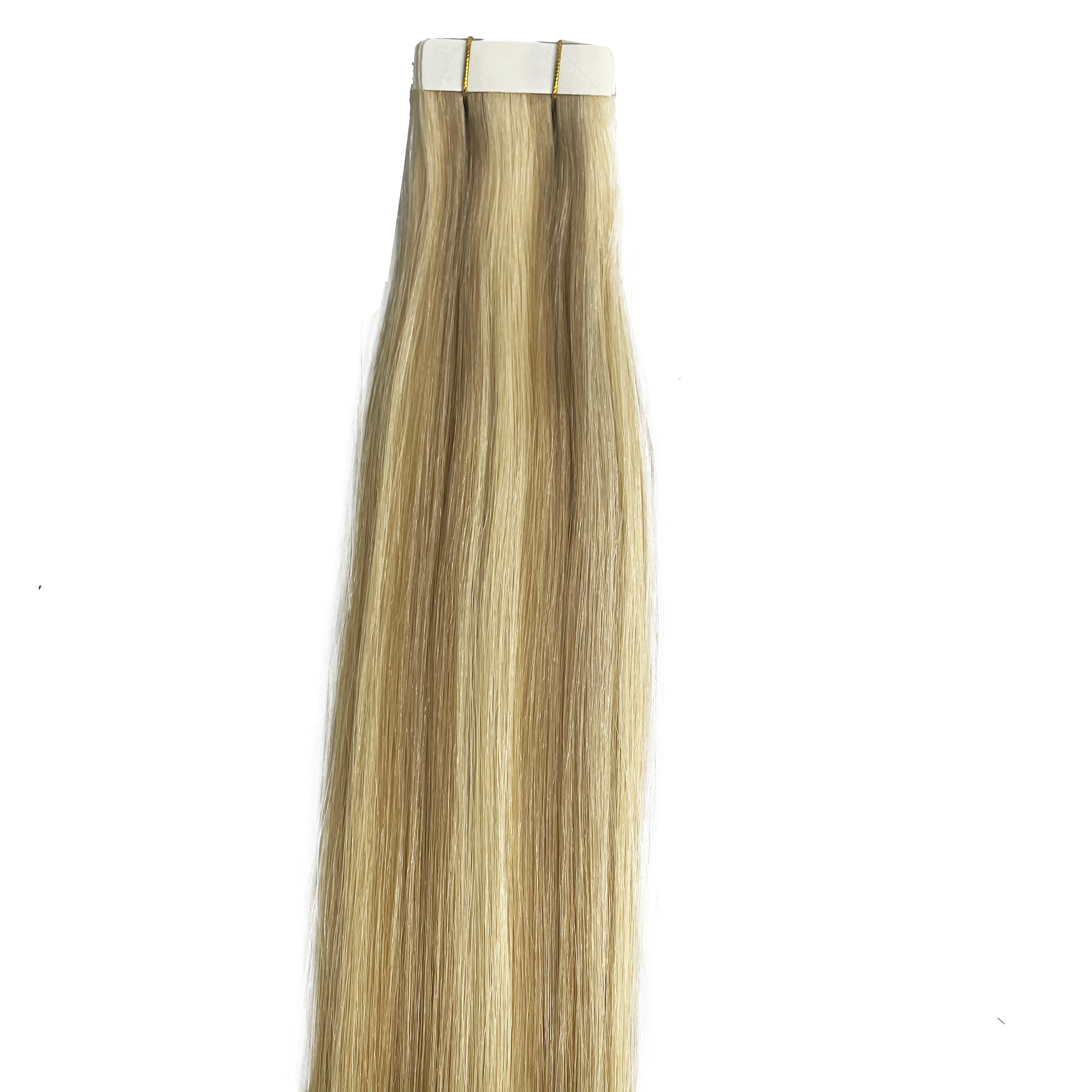 Extensión de cabello humano con cinta recta 10A Color n.° 18/22