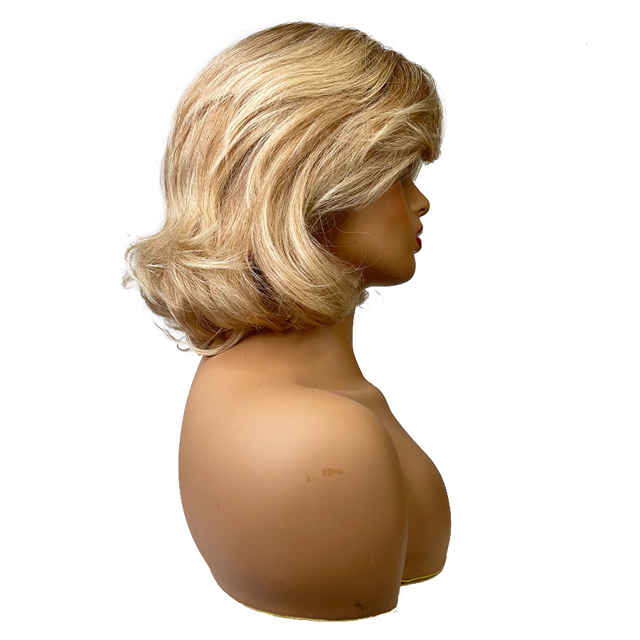 Machine Made Wave Human Hair Wigs