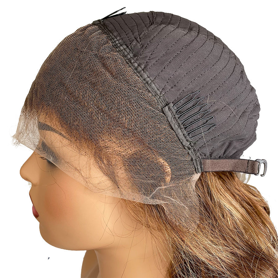 Swiss 8A Malaysian Body Wave FULL Lace Frontal Human Hair Wig