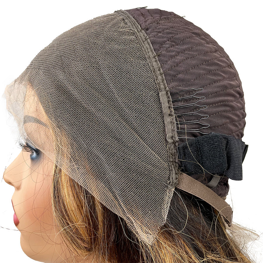 8A Loose Wave Swiss Lace FULL Frontal Wig