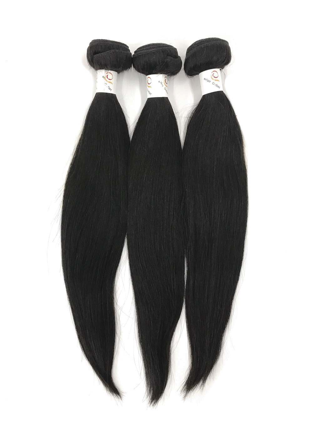 5A Brazilian 3 Bundle Set Straight Virgin Human Hair Extension 300g - eHair Outlet