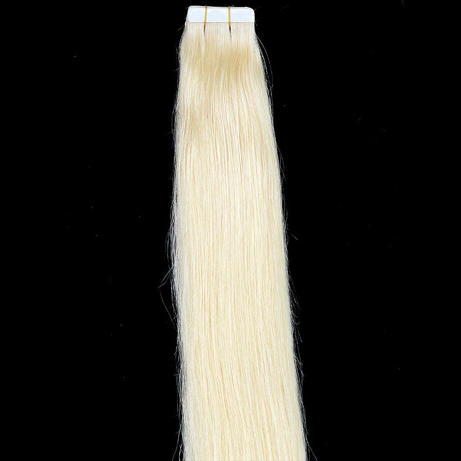 Extensión de cabello humano con cinta recta 8A, color n.º 60