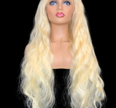 Swiss #613 Remy Body Wave Lace Frontal Human Hair Wig