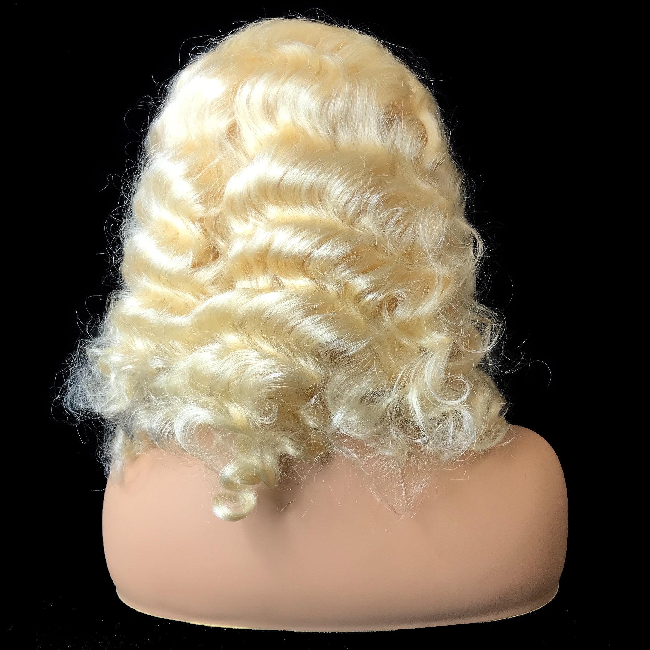 Deep Wave 13 "X 4" Encaje Frontal Bob Peluca Rubio