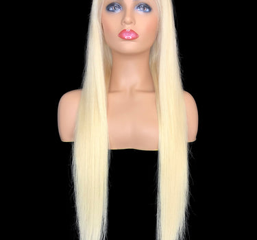 5A Transparent #613 Remy Straight Lace Frontal Human Hair Wig