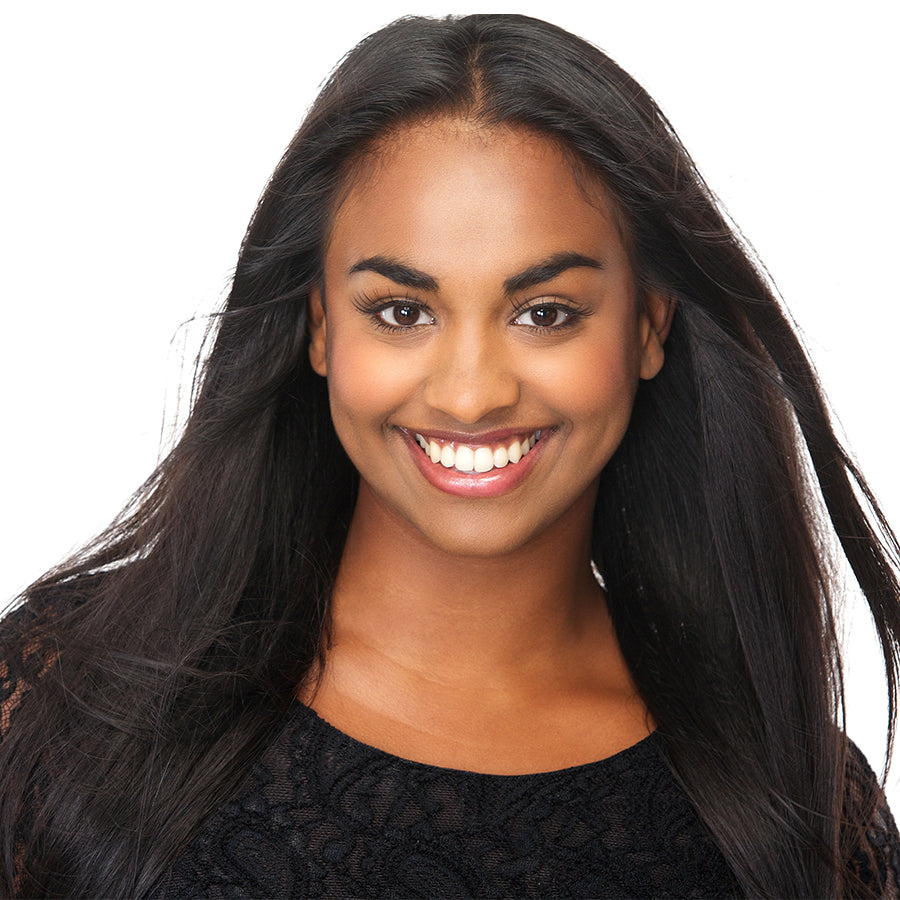 Extensión de cabello humano recto de Malasia