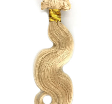 9A Malaysian Body Wave Human Hair Extension Platinum Blonde - eHair Outlet