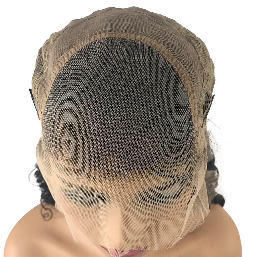 Peluca de cabello humano frontal de encaje de onda profunda de Malasia HD 8A