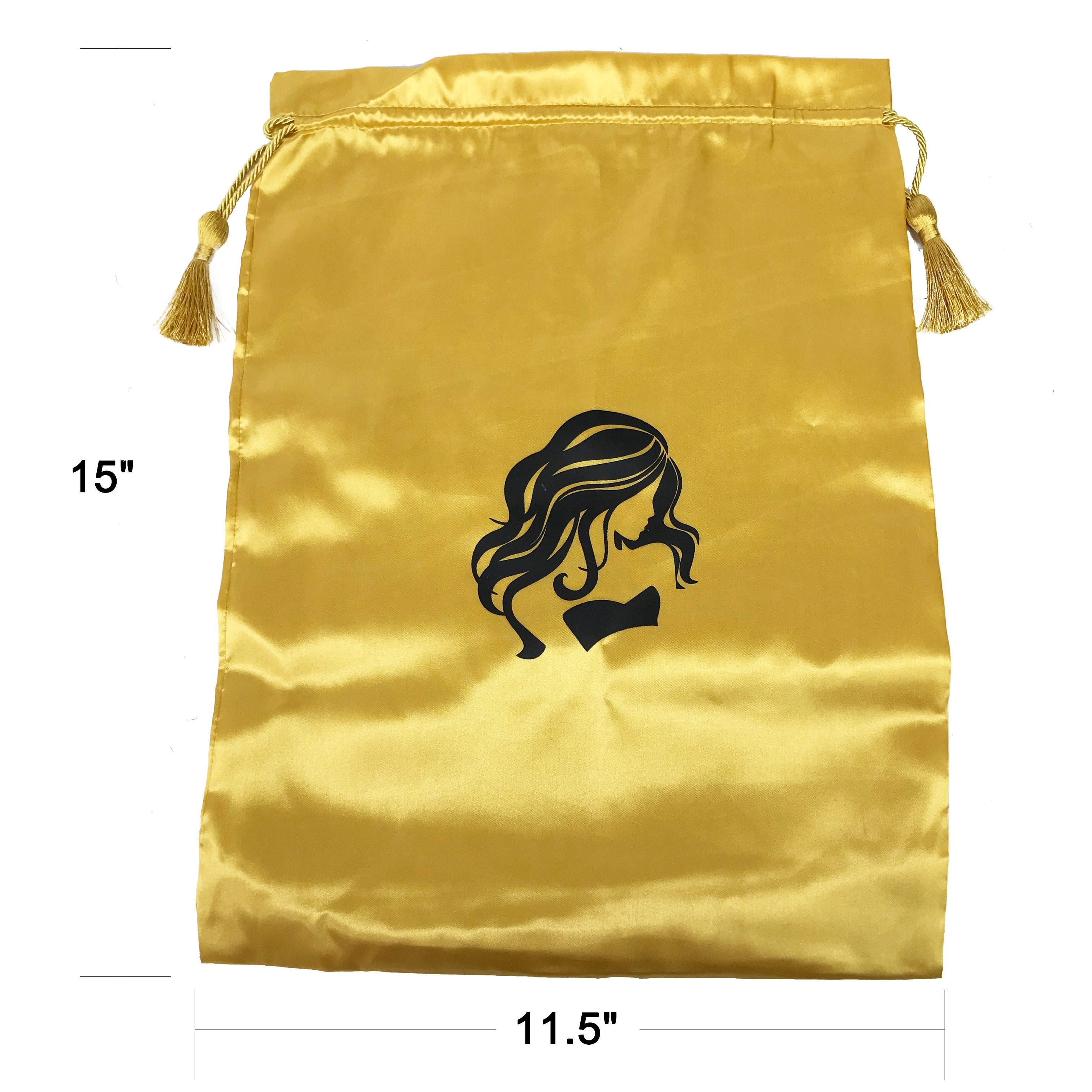 Bolsas de embalaje de peluca sedosa grandes