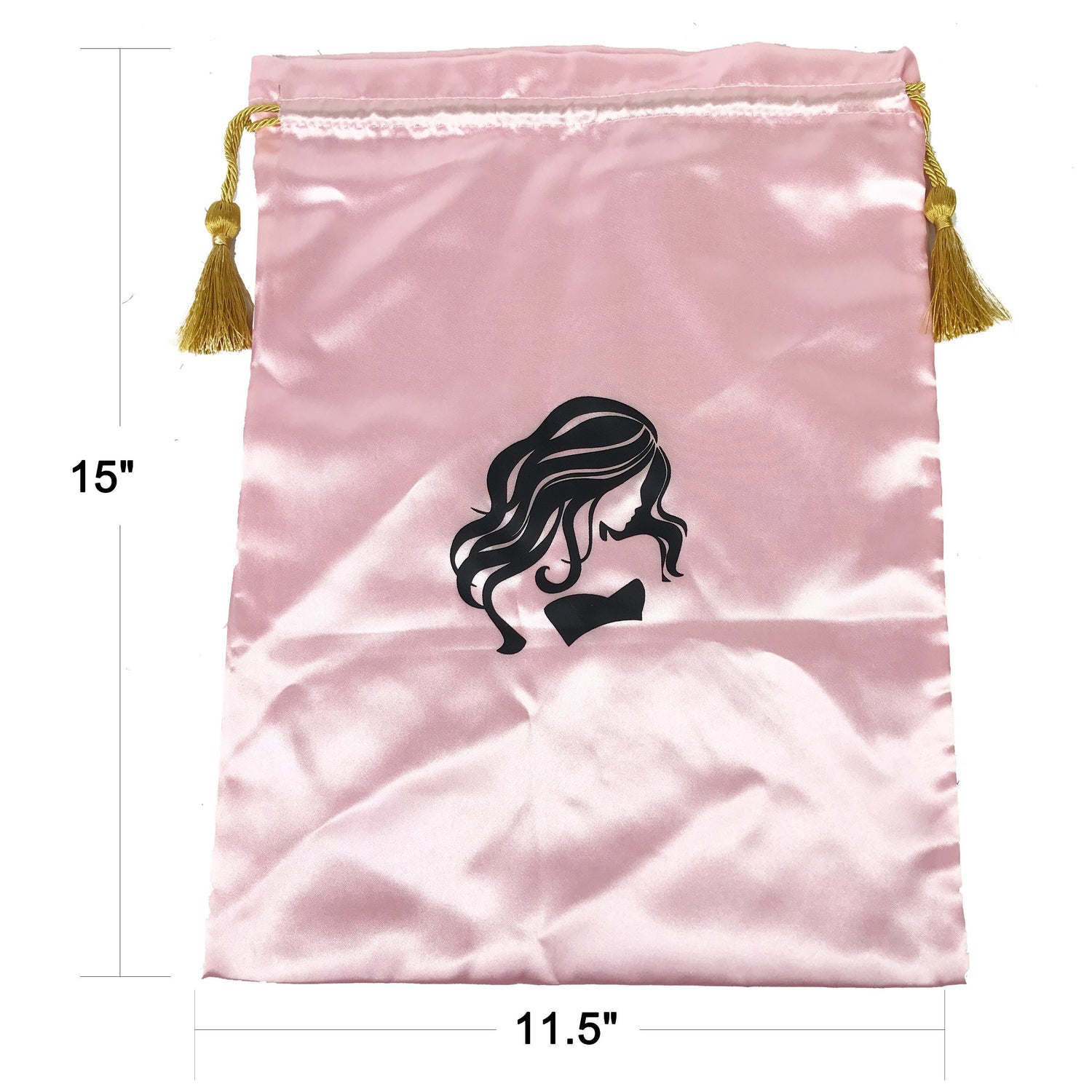 Bolsas de embalaje de peluca sedosa grandes