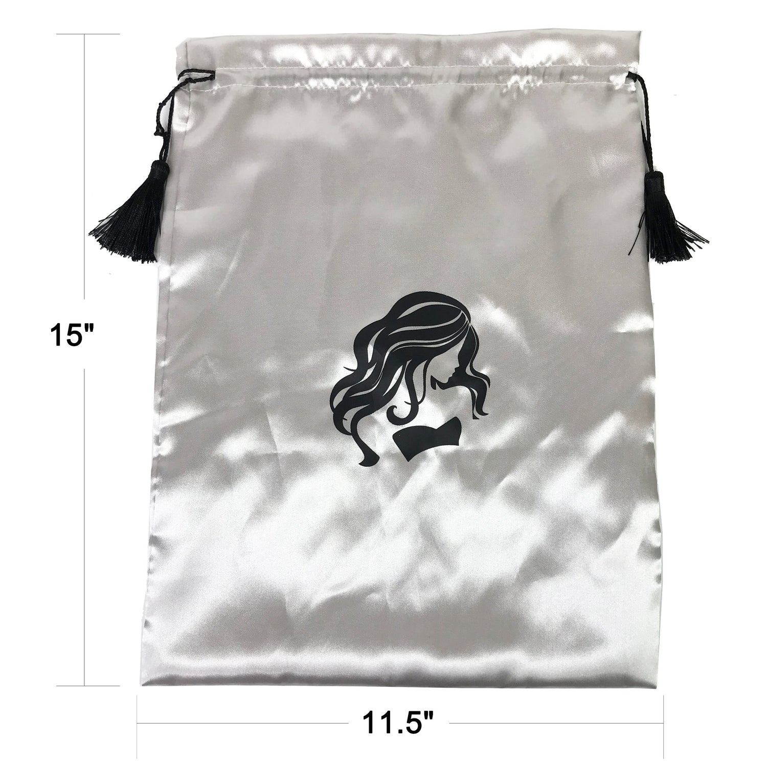 Bolsas de embalaje de peluca sedosa grandes