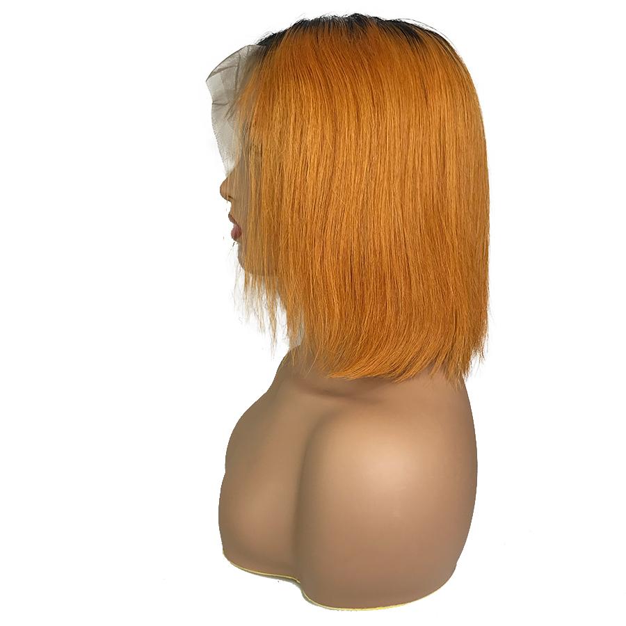 Recto 13 "X 6" Encaje Frontal Bob Peluca 1B/27