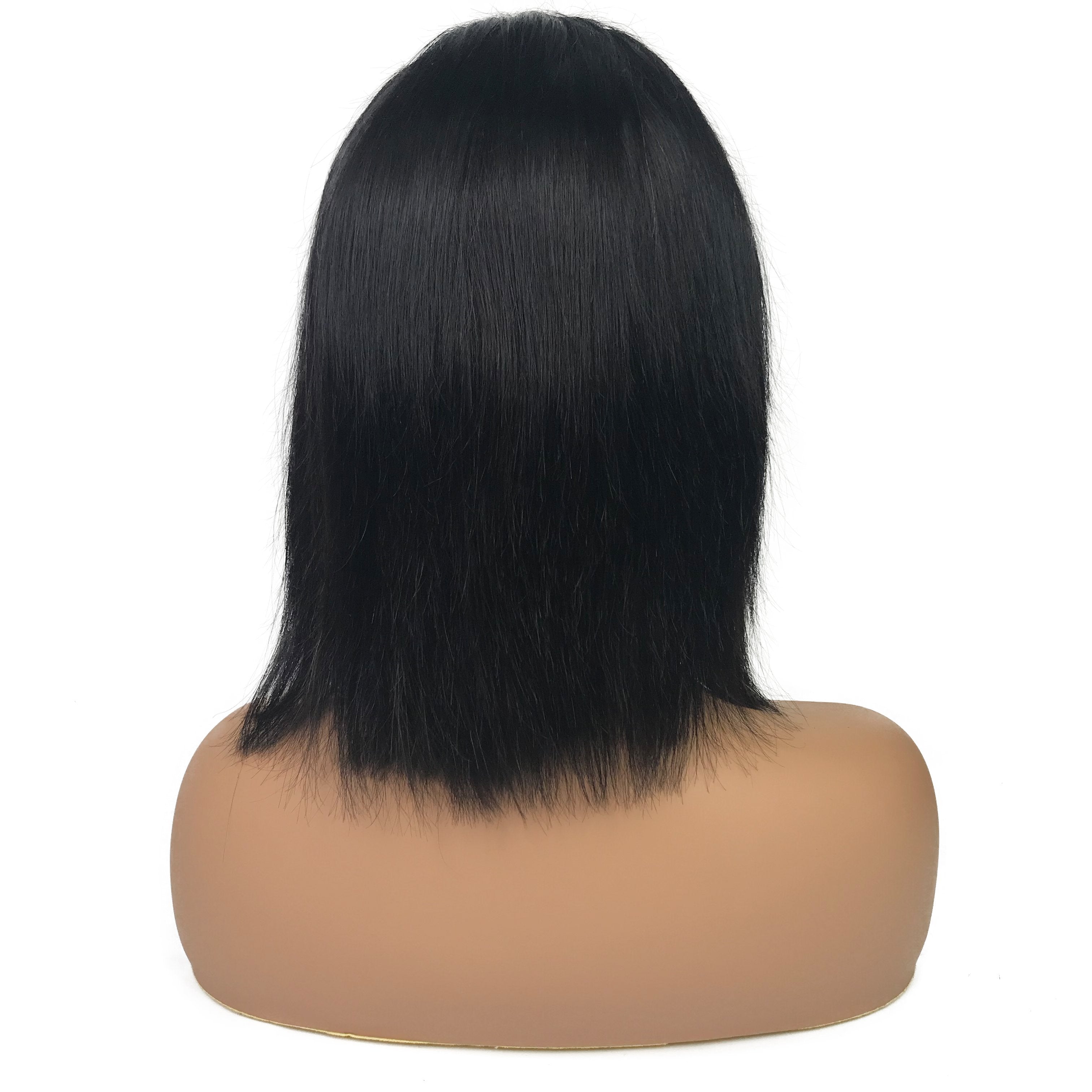 Straight 13"X 4"Lace Frontal Bob Wig Natural