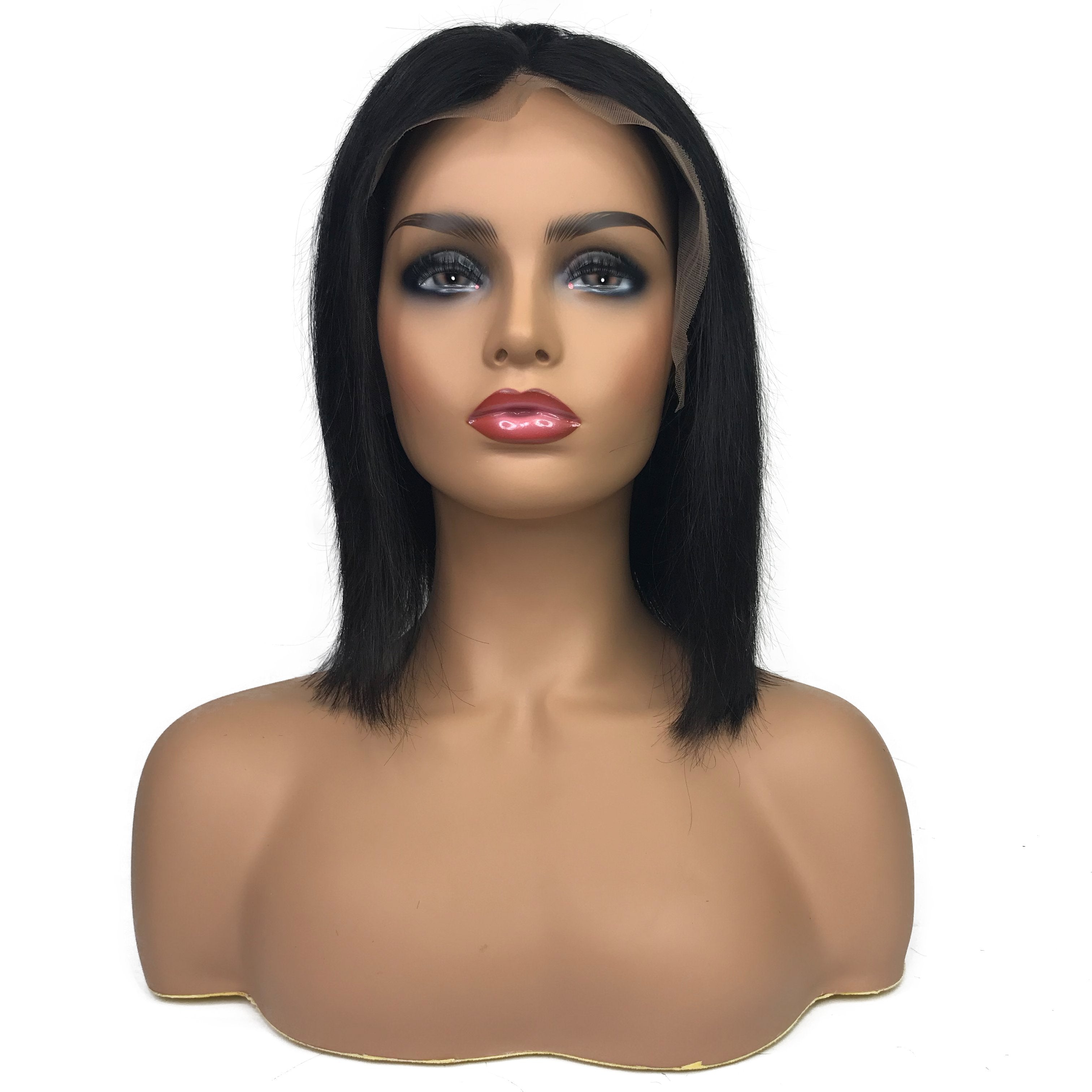 Straight 13"X 4"Lace Frontal Bob Wig Natural