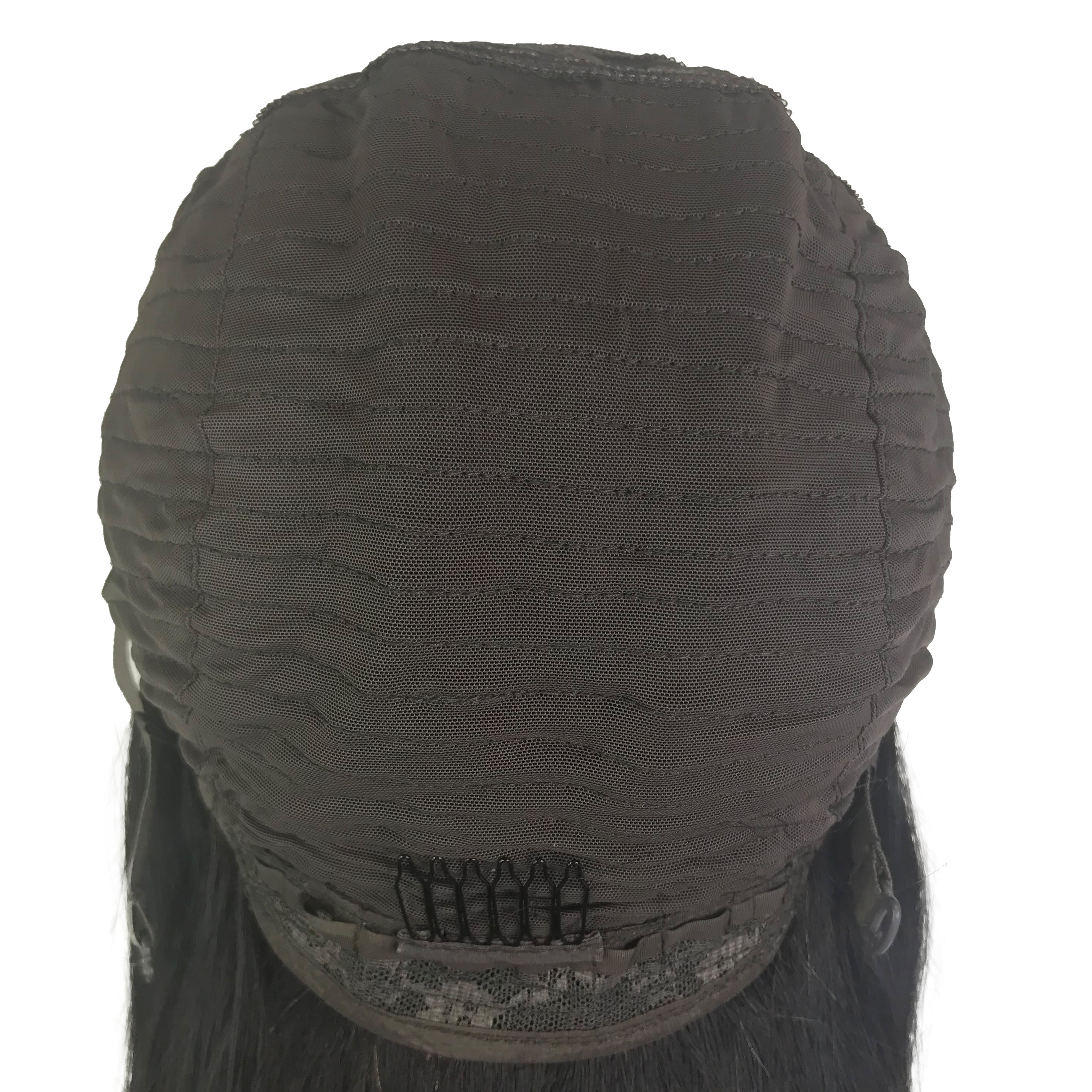 Peluca transparente de onda profunda de 4"X 4" con cierre de encaje natural