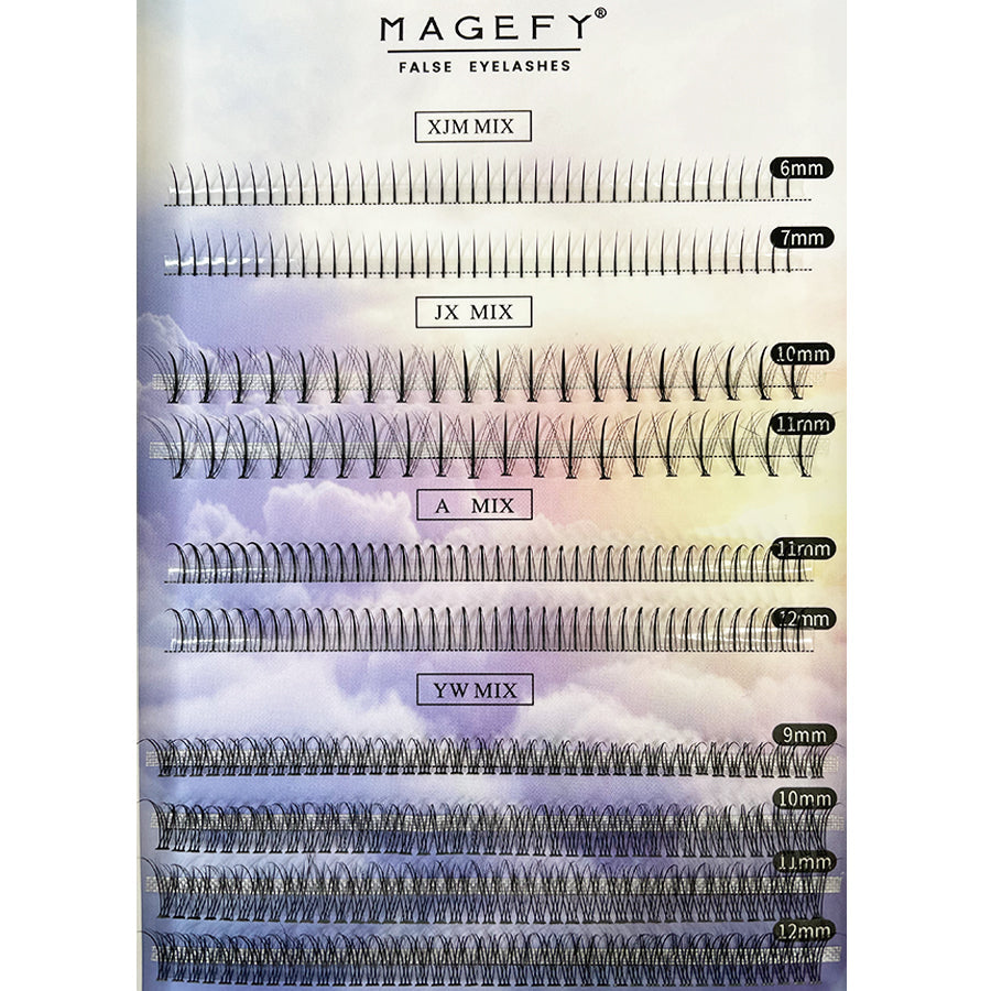 DIY Lash Cluster Mixed Length