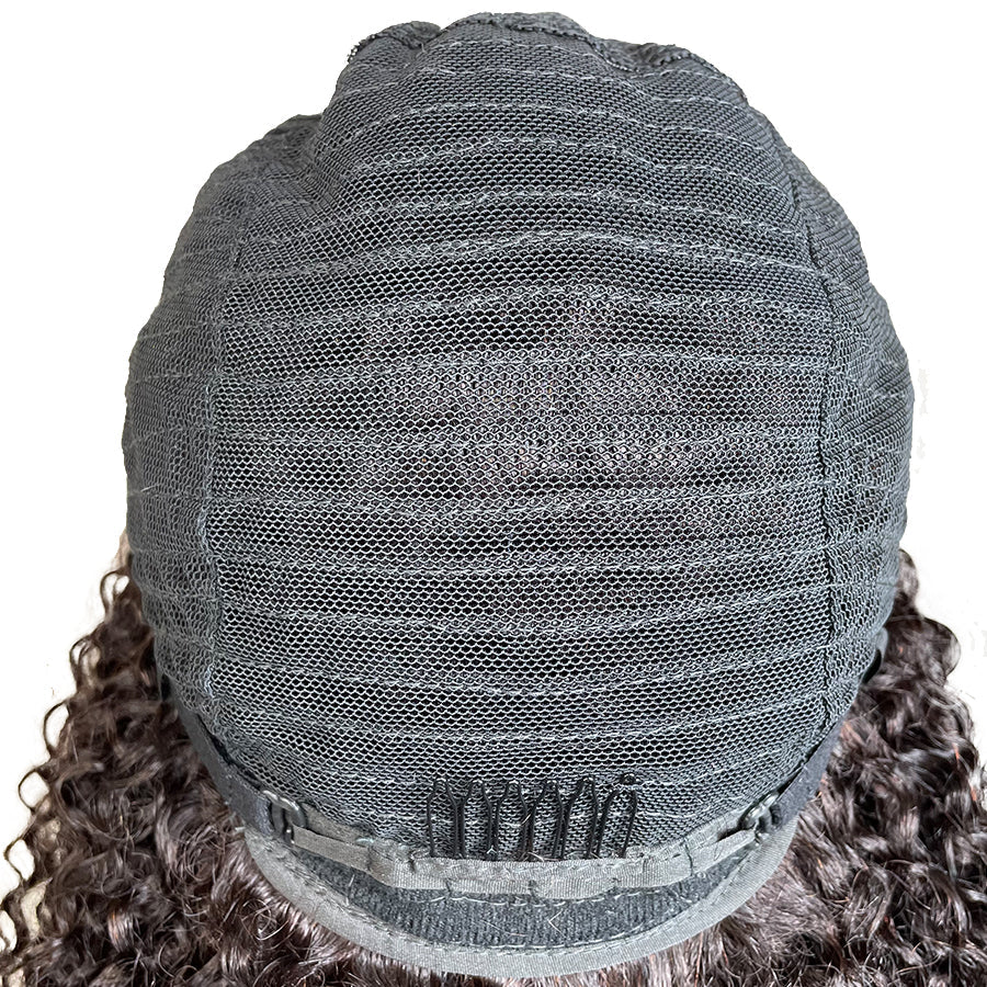 Pelucas de cabello humano rizado a máquina