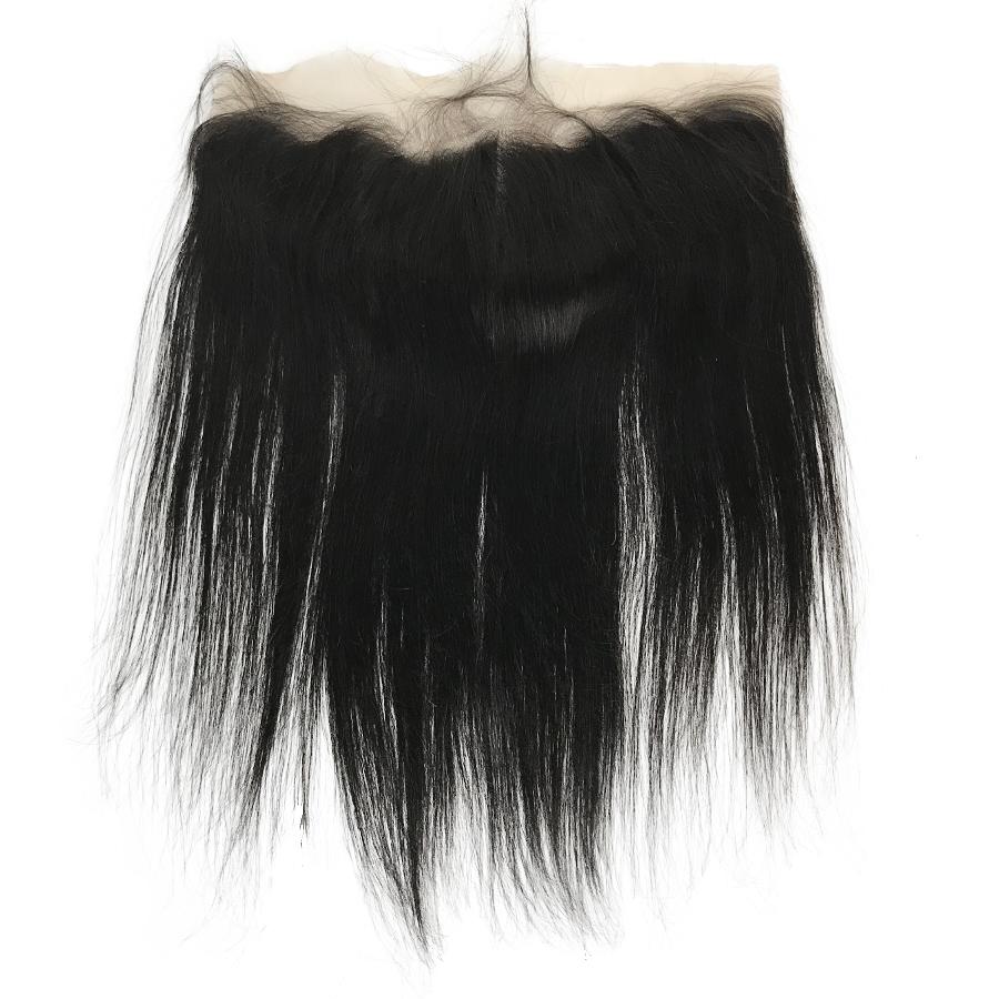 Frontal de encaje recto Remy transparente suizo de 13"x4"