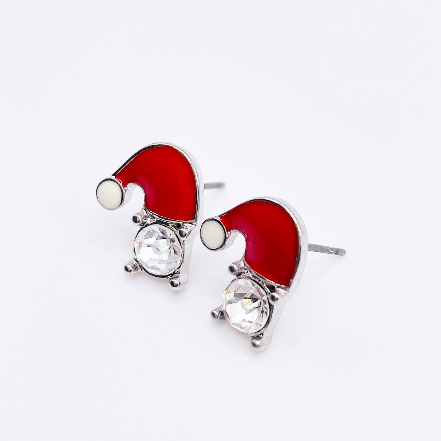 Aretes con dijes navideños 1