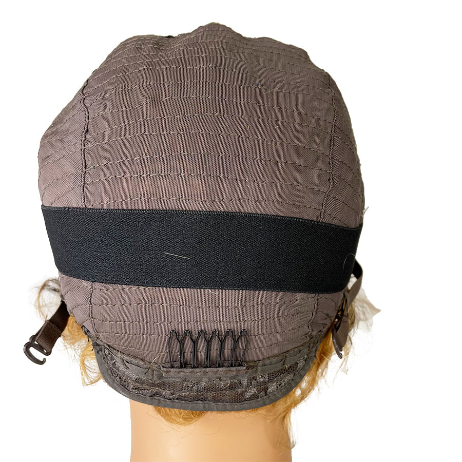 Pelucas cortas de cabello humano de onda profunda