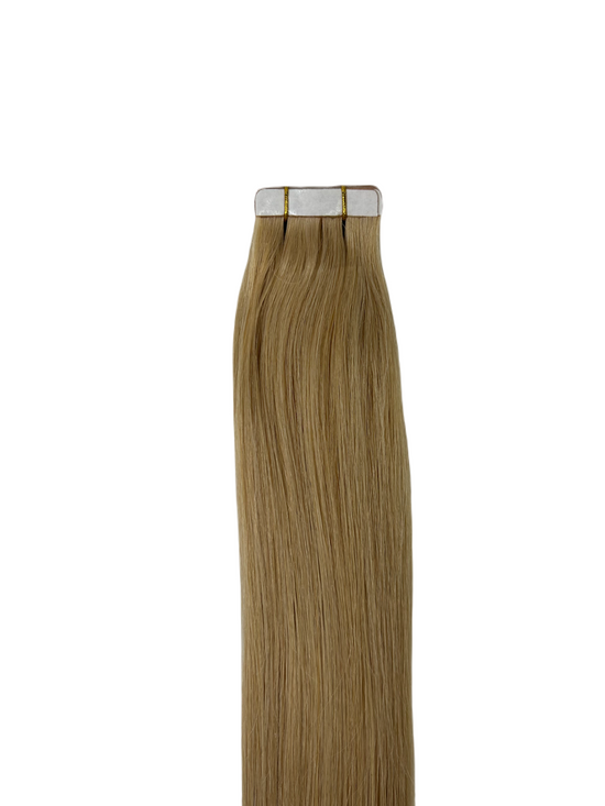 8A Straight Tape-In Human Hair Extension Color #27A