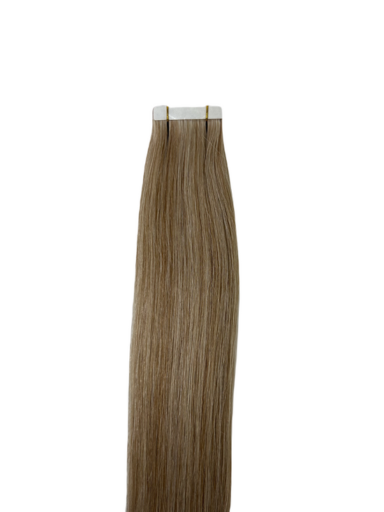 10A Straight Tape-In Human Hair Extension Color M#6/60/1001