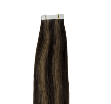 10A Straight Tape-In Human Hair Extension Color P#2/8