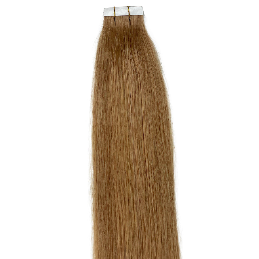 8A Straight Tape-In Human Hair Extension Color 