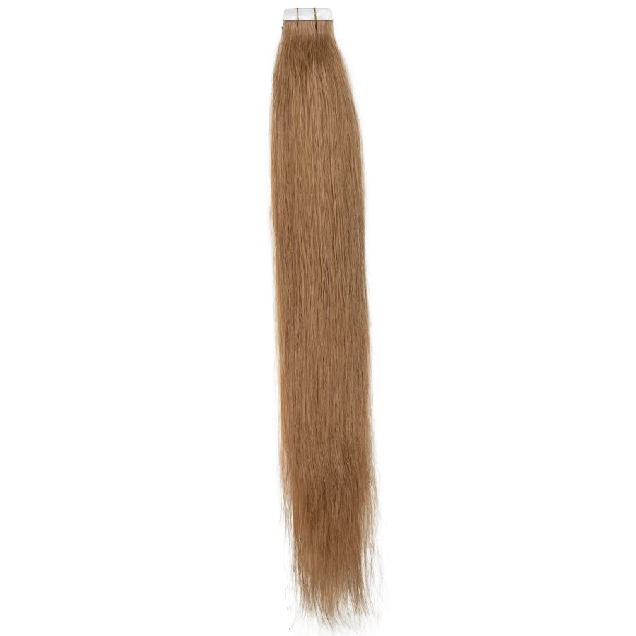 8A Straight Tape-In Human Hair Extension Color 