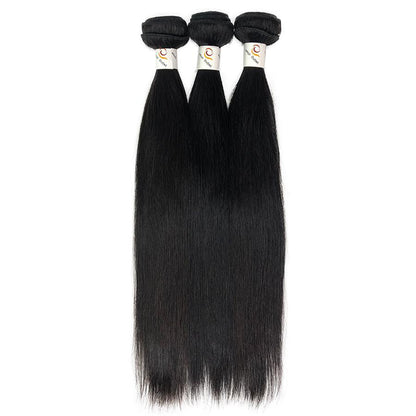 10A 3 Bundle Set Straight Raw Virgin Human Hair Extension 300g - eHair Outlet