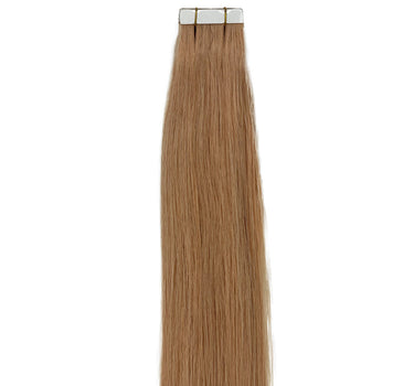 8A Straight Tape-In Human Hair Extension Color #27