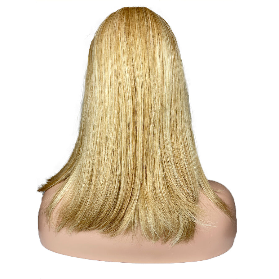 Load image into Gallery viewer, 9A Straight Monofilament Wig #27/613
