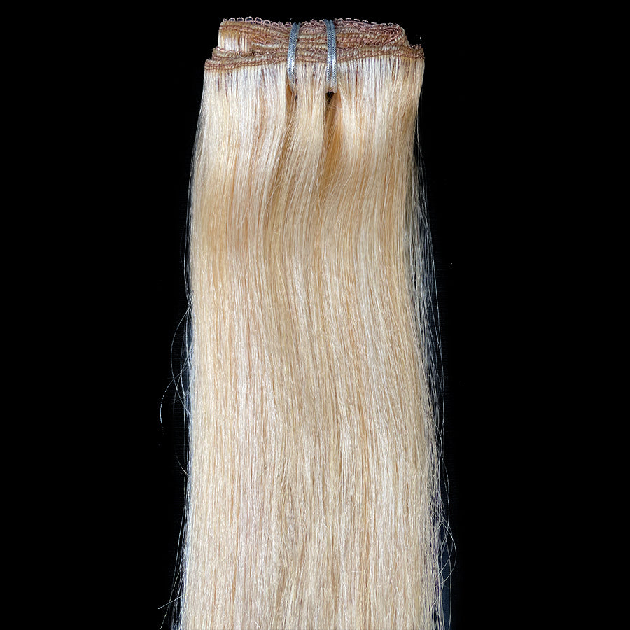 8A Straight Clip-In Human Hair Extension Color 