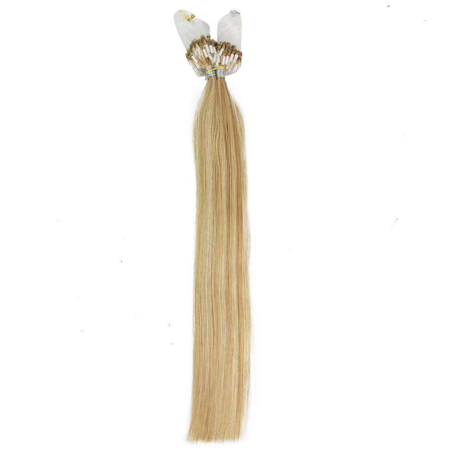 8A Micro Link Straight Human Hair Extension Color 27/613