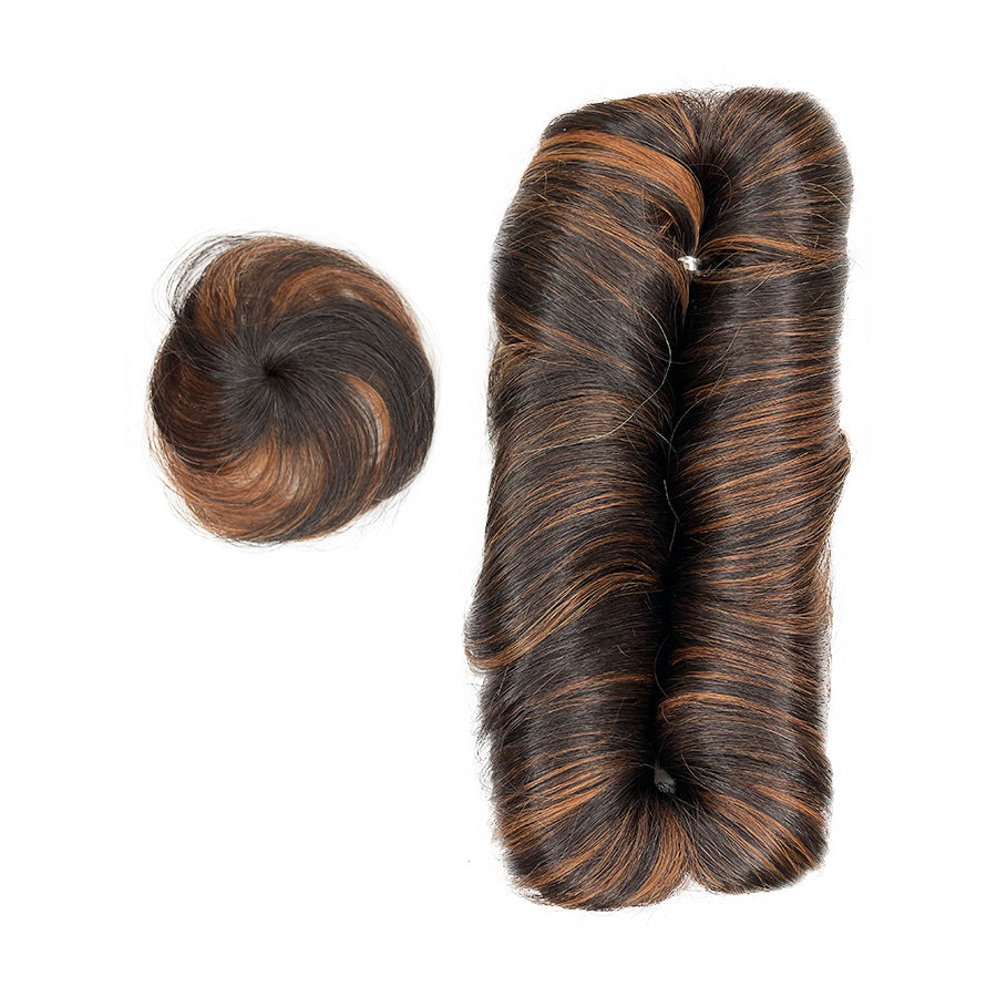 28 Pieces Weaving Bump Hair #1B/30