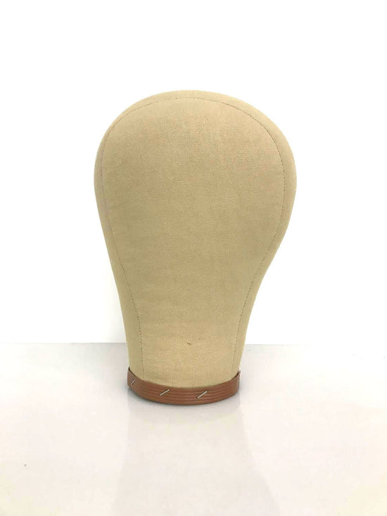 Load image into Gallery viewer, Canvas Wig Block Mannequin Head Display - eHair Outlet
