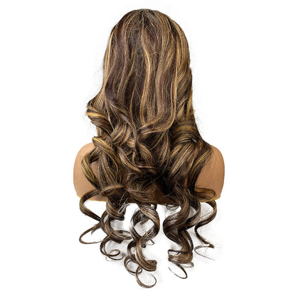 8A Loose Wave Swiss Lace FULL Frontal Wig  