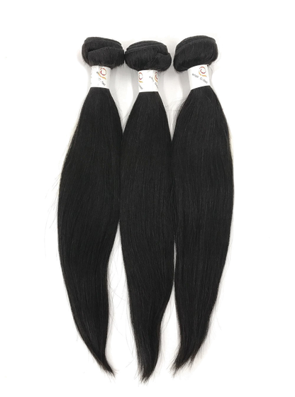 5A Brazilian 3 Bundle Set Straight Virgin Human Hair Extension 300g - eHair Outlet