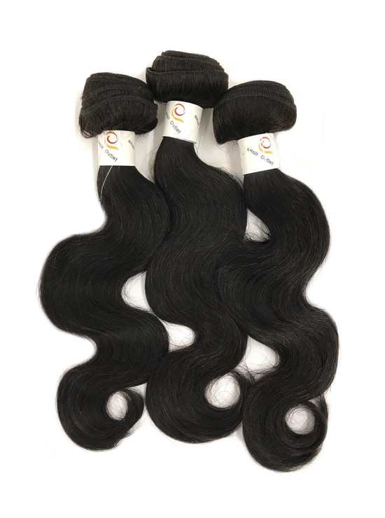 Load image into Gallery viewer, 5A Brazilian 3 Bundle Set Body Wave Virgin Human Hair Extension 300g - eHair Outlet
